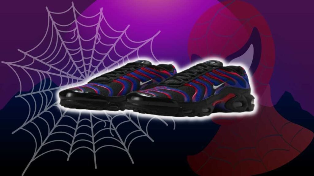 Nike Air Max Plus Gets Spider-Man: Across The Spider-Verse Inspired Colorway