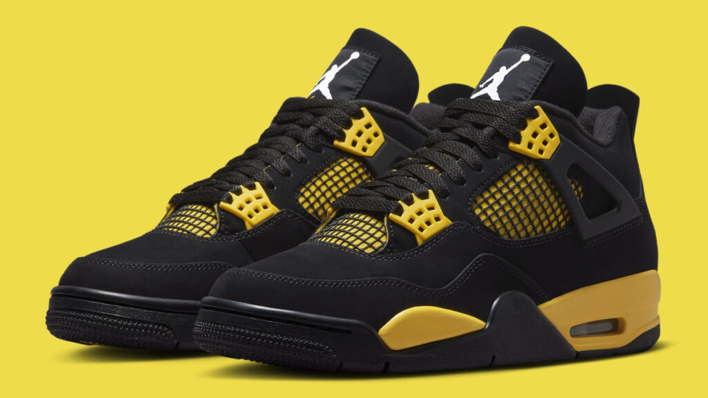 Thunder Air Jordan 4 Shock Drop on SNKRS Before May Release