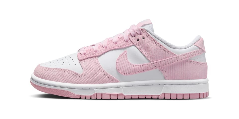 Nike’s Latest Dunk Low Takes a Corduroy Twist with “Pink Corduroy” Colorway